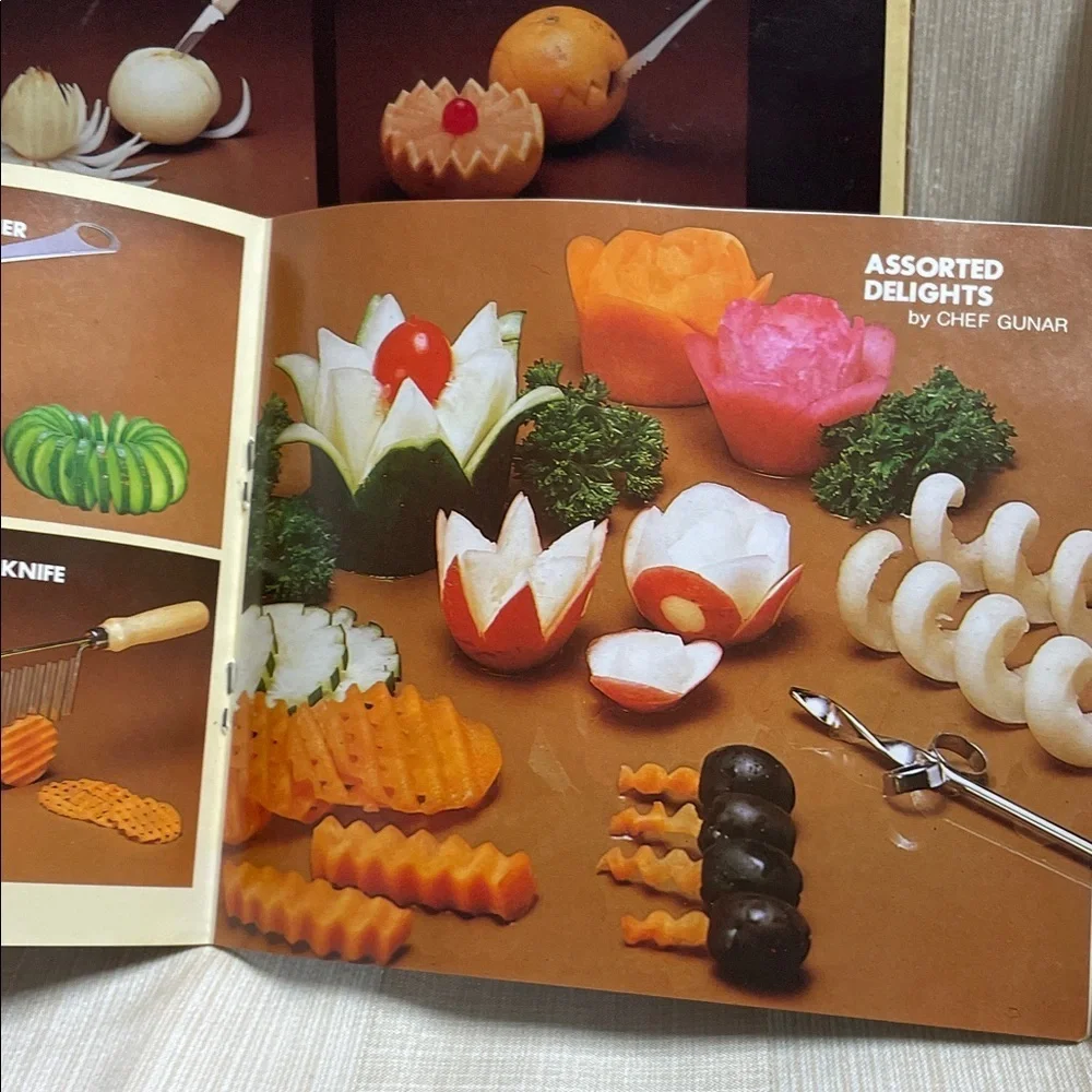 Stainless Steel Garnishing Tool Set - Vintage
